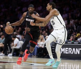 阿德巴约23+9+4希罗22分哈克斯20分 热火送篮网9连败